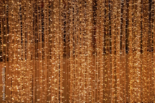 Gold and glitters background to show the 1920s theme of luxury and glamor 