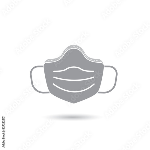 Protective face mask. Medical, Surgical or dust mask