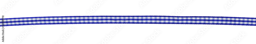 Blue checkered ribbon Blue checkered ribbon