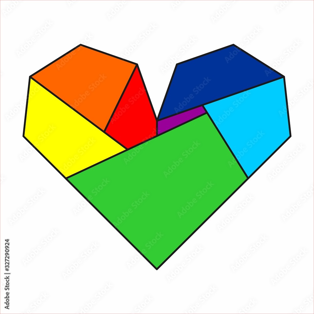 Obraz premium Love heart month or happy singles day. 14 february, valentine, valentines day or for romantic, wedding banner. Happy Pride day ( gay, rainbow, homo, hlbt, lgbt, lhbt, lgbti or lgbtq ) awesome