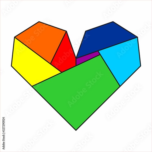 Love heart month or happy singles day. 14 february, valentine, valentines day or for romantic, wedding banner. Happy Pride day ( gay, rainbow, homo, hlbt, lgbt, lhbt, lgbti or lgbtq ) awesome