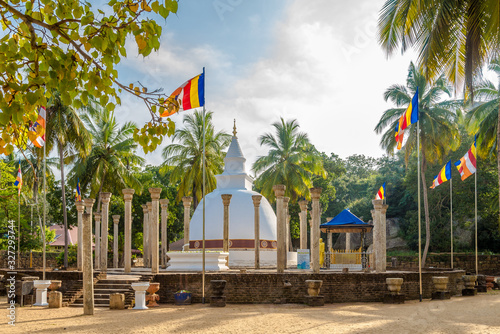 View at the Ambasthala Dagaba in Mihintale - Sri Lanka photo