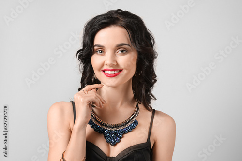 Young woman with beautiful ...