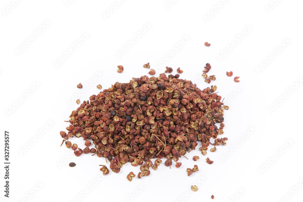 A pile of dried pepper A pile of dried pepper