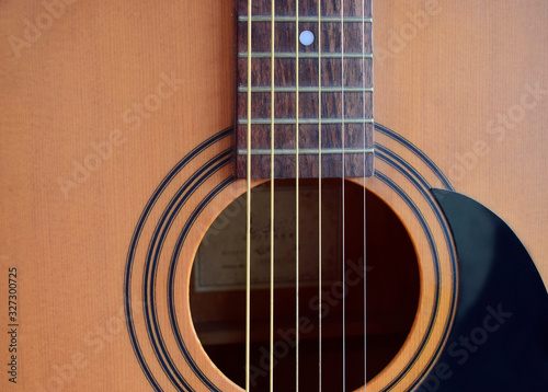  musical instrument Acoustic guitar and beautiful guitar strings