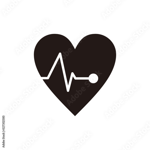 hearts vector icon illustration sign