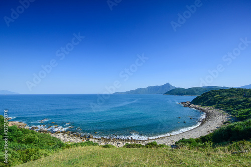 Sea bay Landscape at Grass-Island of HongKong