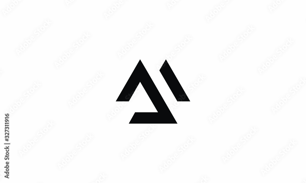 Initial Letter JM MJ Logo Vector Initial Letter JM MJ Logo Vector
