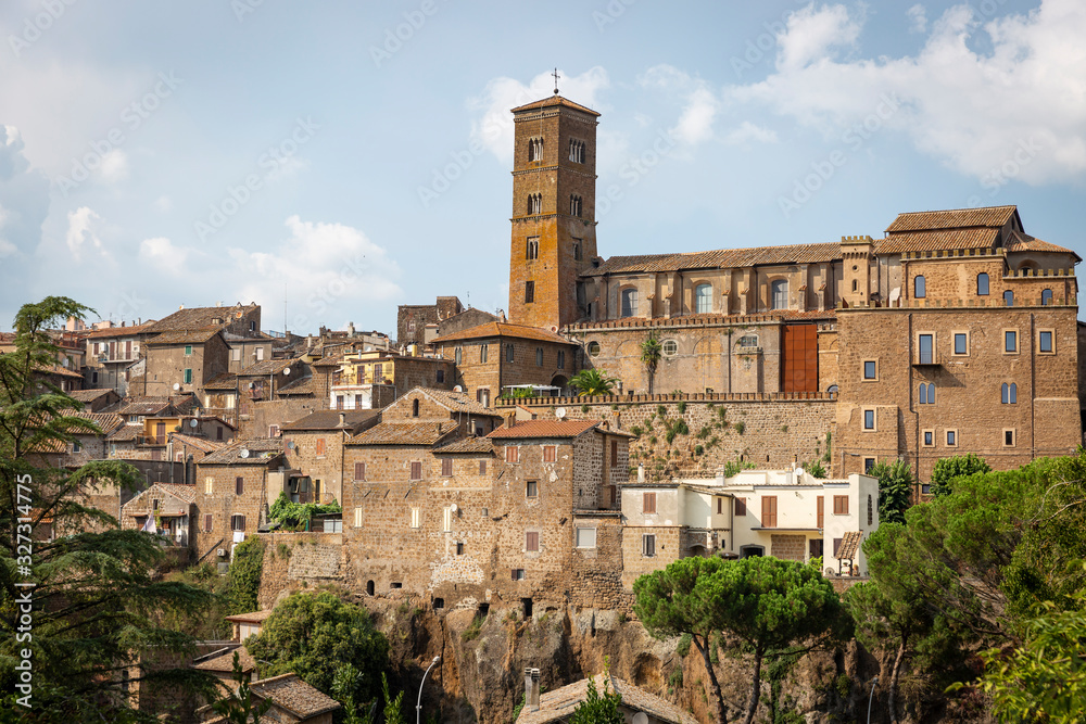 Cityscape of Sutri Ancient town including the Santa Maria Assunta Cathedral, province of Viterbo, Lazio, Italy Cityscape of Sutri Ancient town including the Santa Maria Assunta Cathedral, province of Viterbo, Lazio, Italy