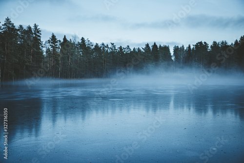 morning on the lake