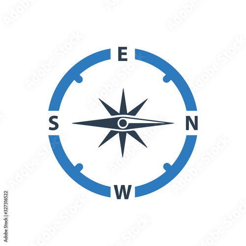 Direction Compass Icon