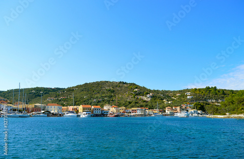 Antipaxos harbour a Greek island in the Ionian sea