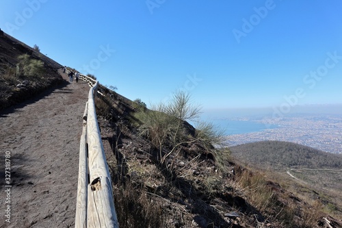 Vesuvio – Panorama dal primo tratto del sentiero del Gran Cono photo