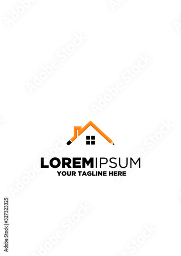 Free Download Pencil Roof Logo - GFXLoad
