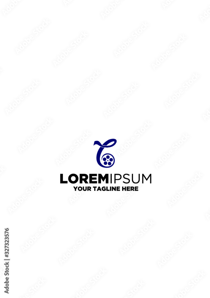 Letter C Roll Film Logo
