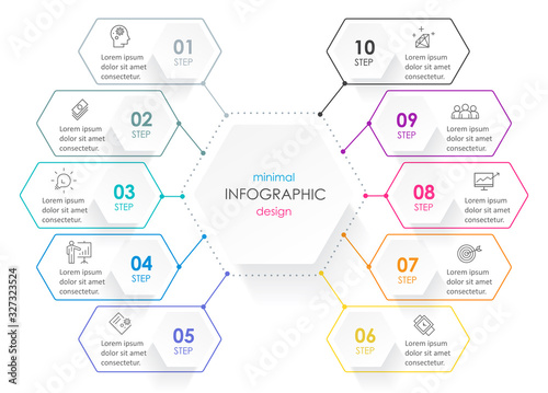 Vector infographic template