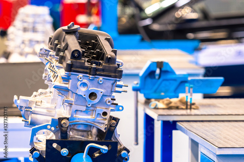 Car engine close-up. Motor ...