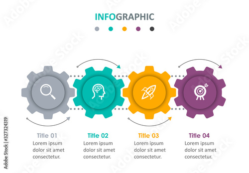 Vector infographic template