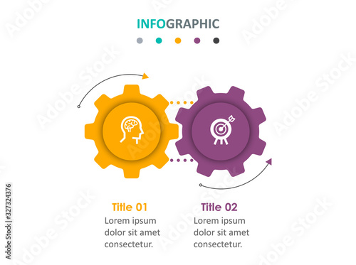 Vector infographic template