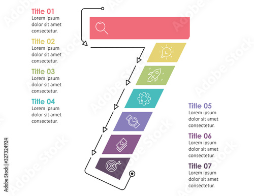 Vector infographic template