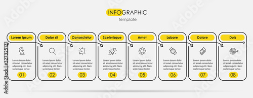 Vector infographic template