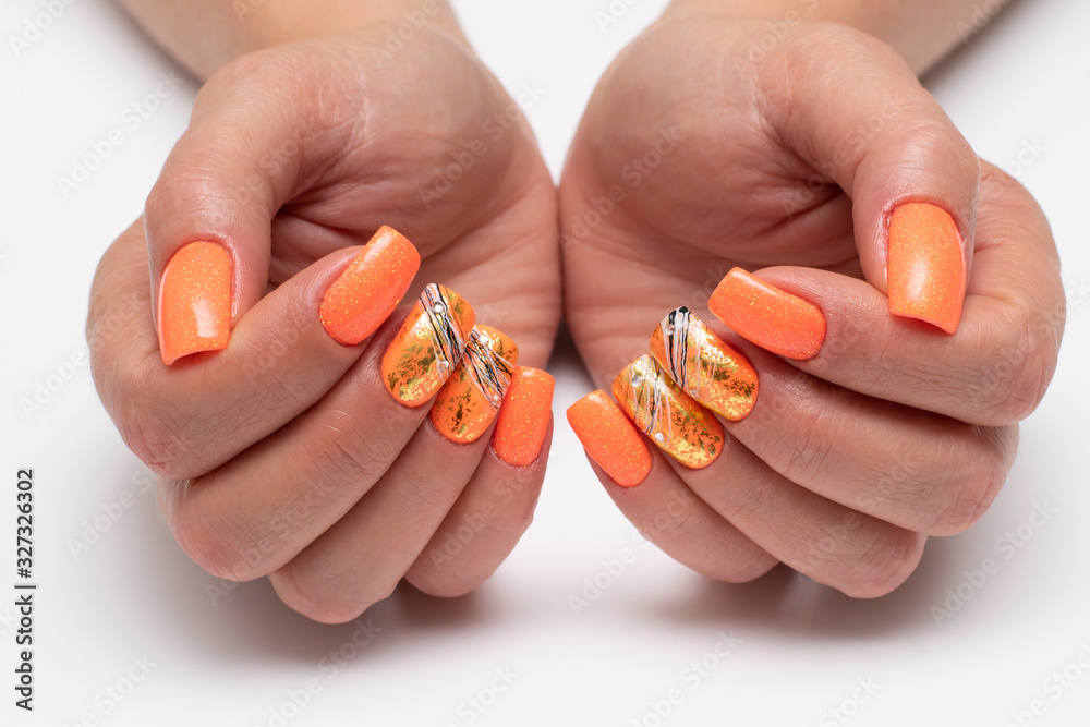 Burnt Orange Nails Are Having A Moment – Here's How To Get Them Right |  British Vogue