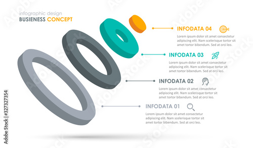 Vector infographic template