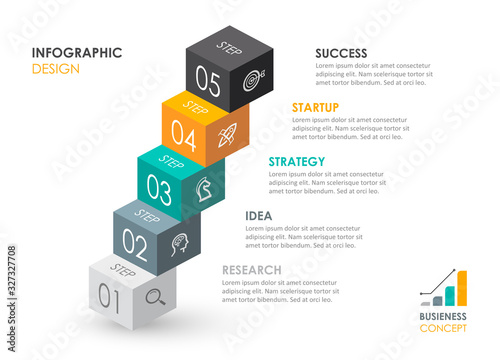 Vector infographic template