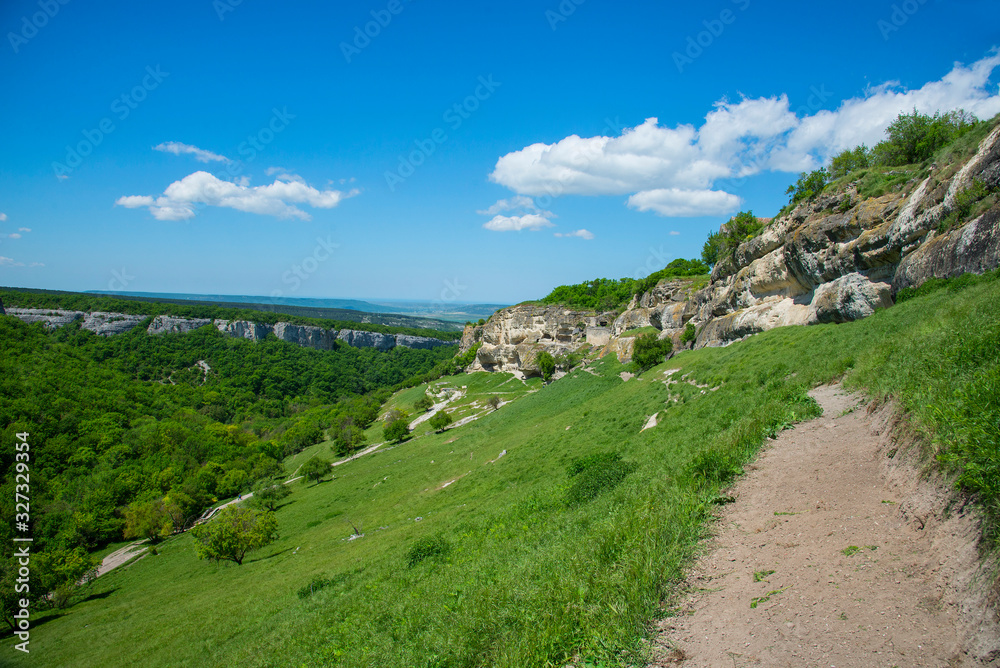 Beautiful summer landscape in Crimea