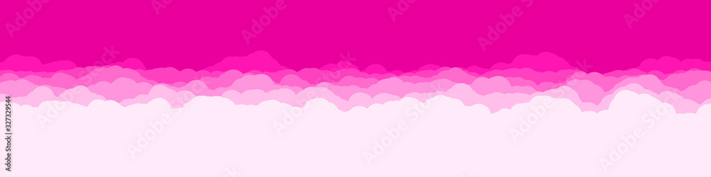 Abstract Color Clouds Sky Generative Art background illustration