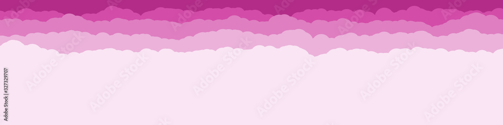 Abstract Color Clouds Sky Generative Art background illustration