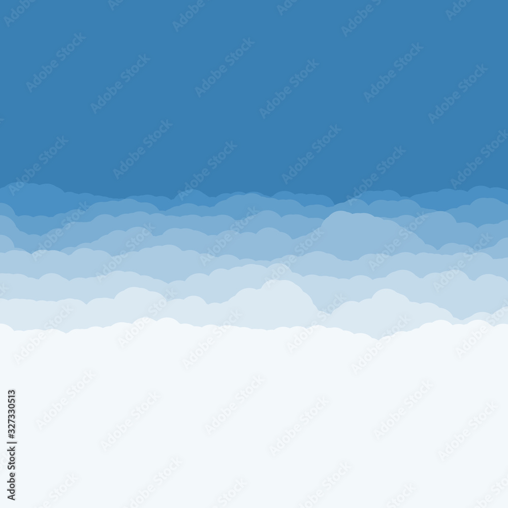 Abstract Color Clouds Sky Generative Art background illustration Abstract Color Clouds Sky Generative Art background illustration
