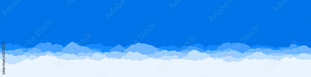 Abstract Color Clouds Sky Generative Art background illustration Abstract Color Clouds Sky Generative Art background illustration