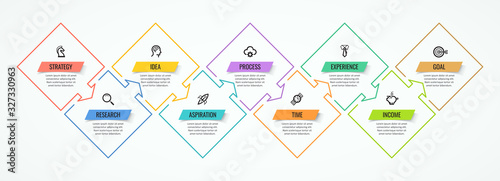 Vector infographic template