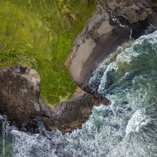 Coast of Wild Sea from the top