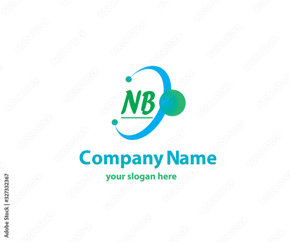 nb company logo design vector nb company logo design vector