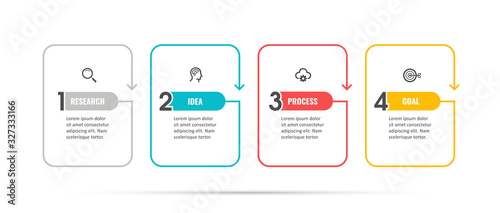 Vector infographic template