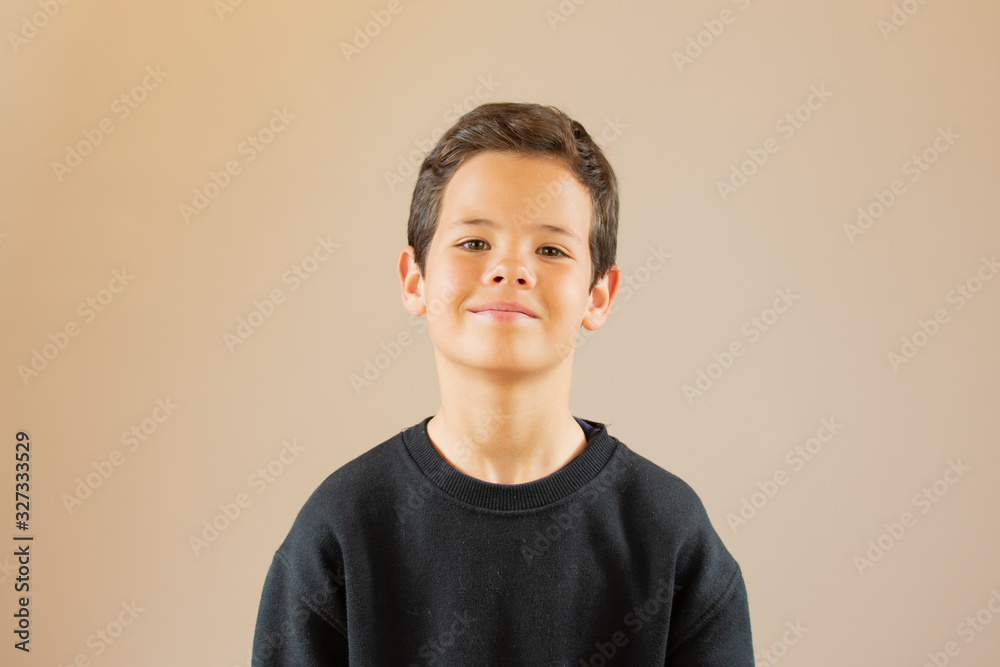 Portrait of a handsome smiling young boy Portrait of a handsome smiling young boy