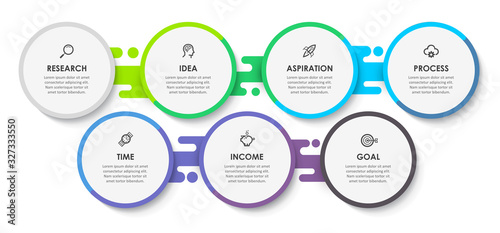 Vector infographic template