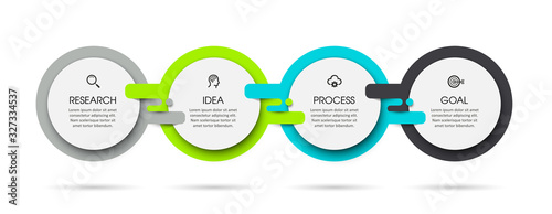 Vector infographic template