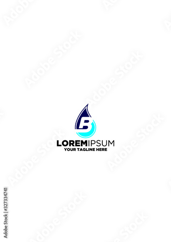 Letter B Oil Gass Logo