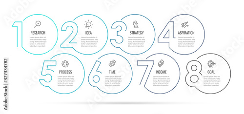 Vector infographic template