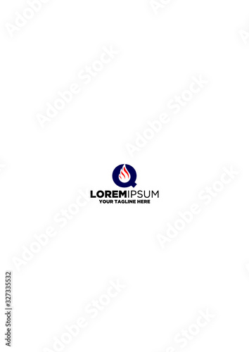 Letter Q Oil Logo
