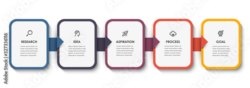 Vector infographic template