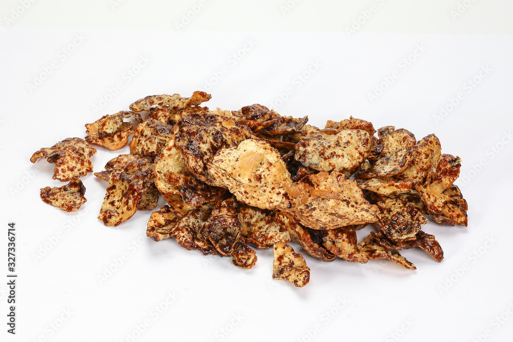 belinjo chips with caramelised brown sugar belinjo chips with caramelised brown sugar