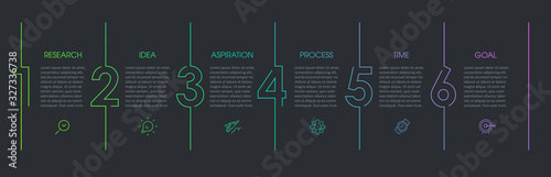 Vector infographic template