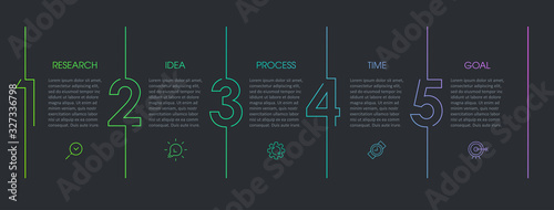 Vector infographic template