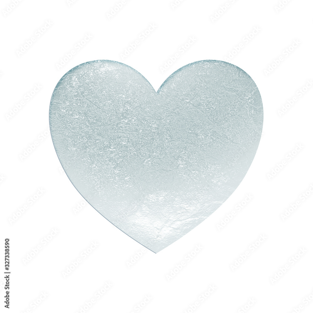 icy heart, isolated