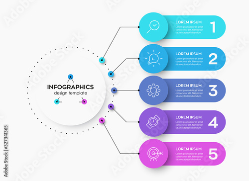Vector infographic template