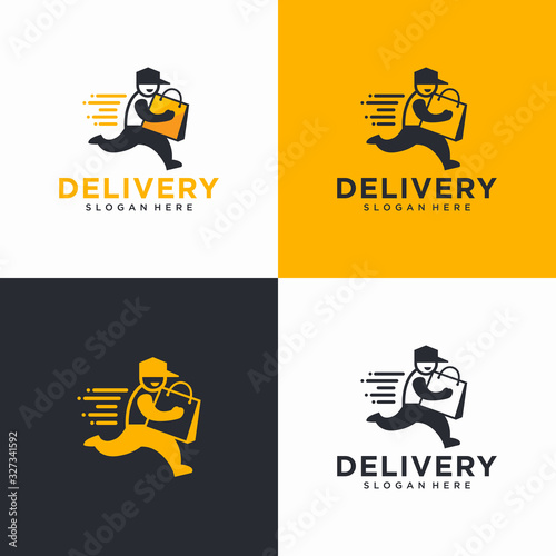 Delivery Logo Design Vector Template